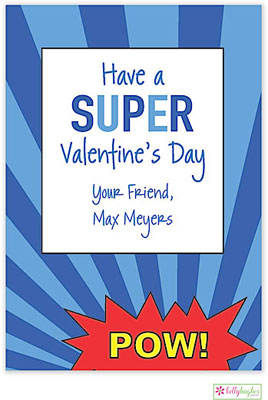Valentine's Day Exchange Cards by Kelly Hughes Designs (Blue Super)
